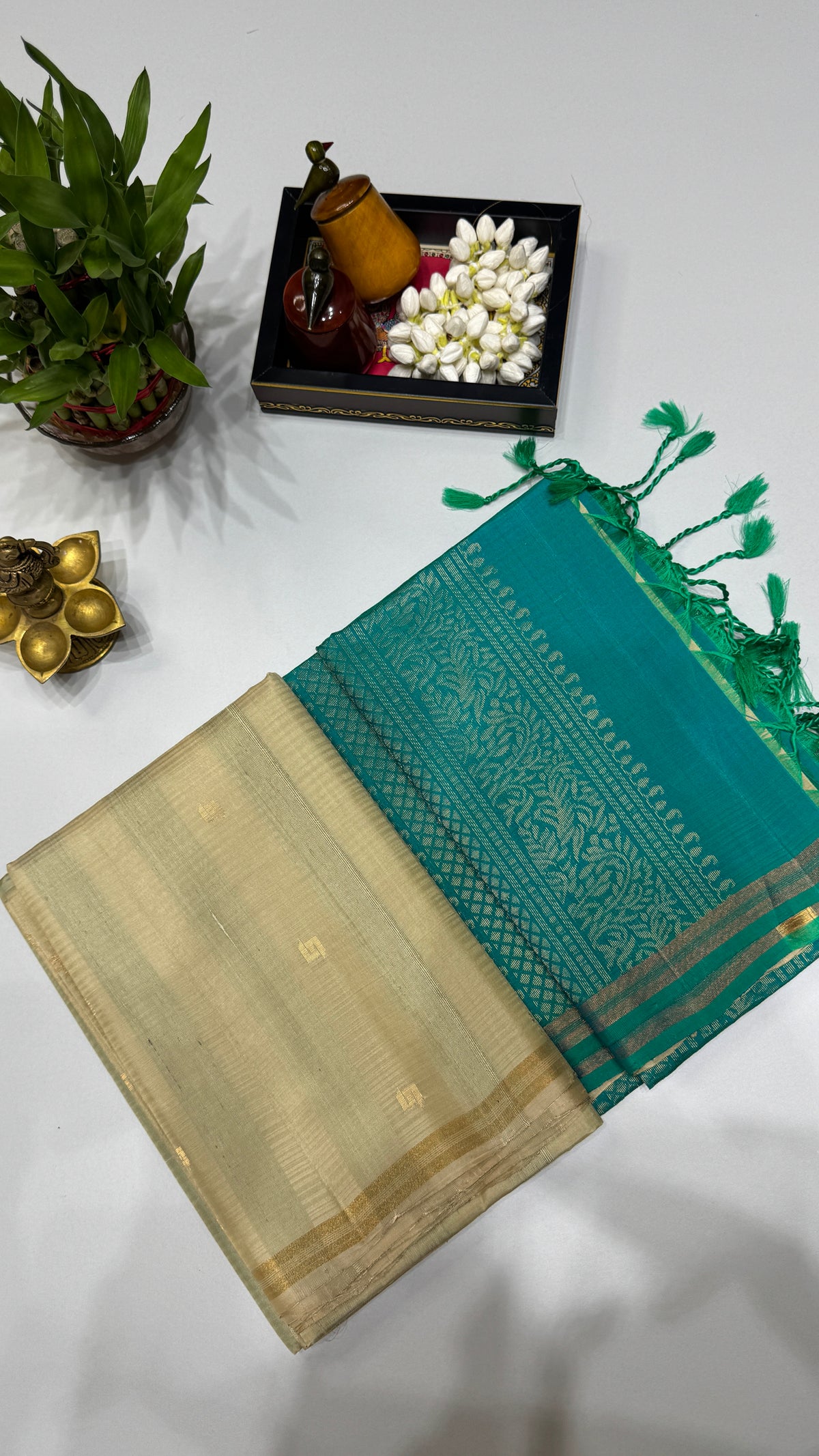 Handloom Jute Silk Saree