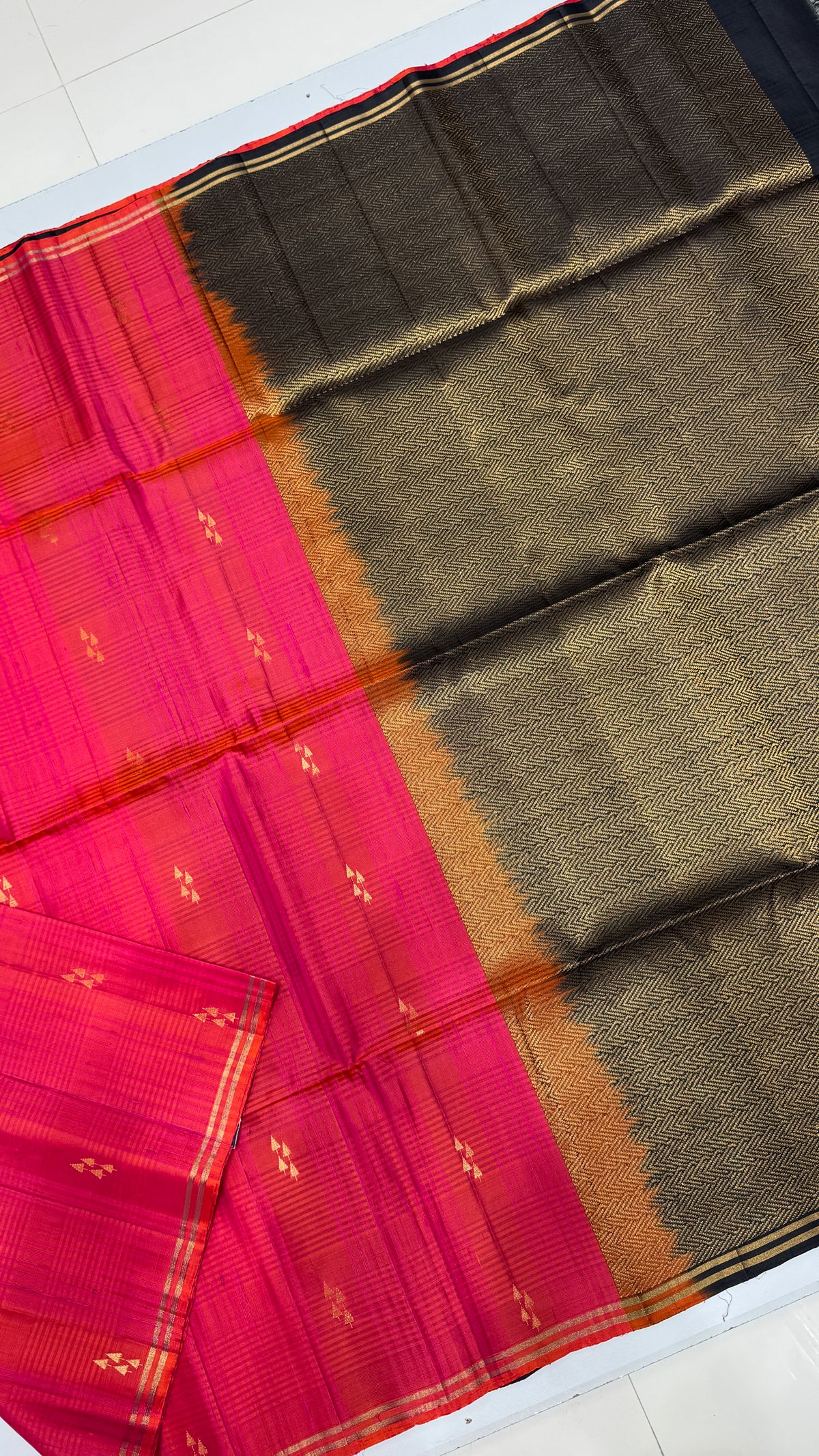 Handloom Jute Silk Saree