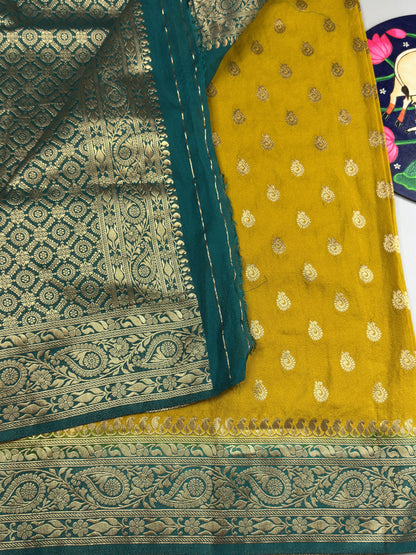 Semi Georgette Saree