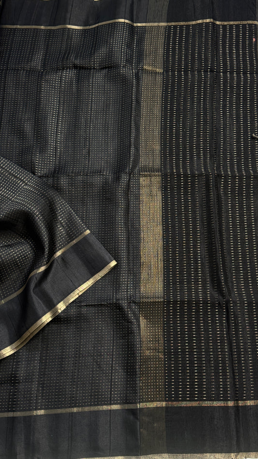 Semi Tussar Fusion Saree