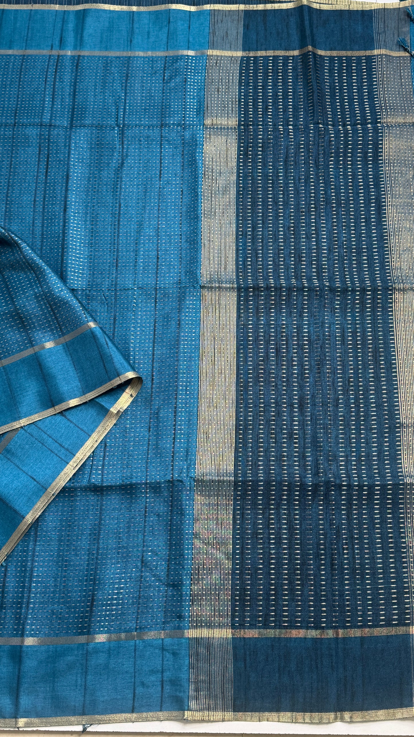 Semi Tussar Fusion Saree