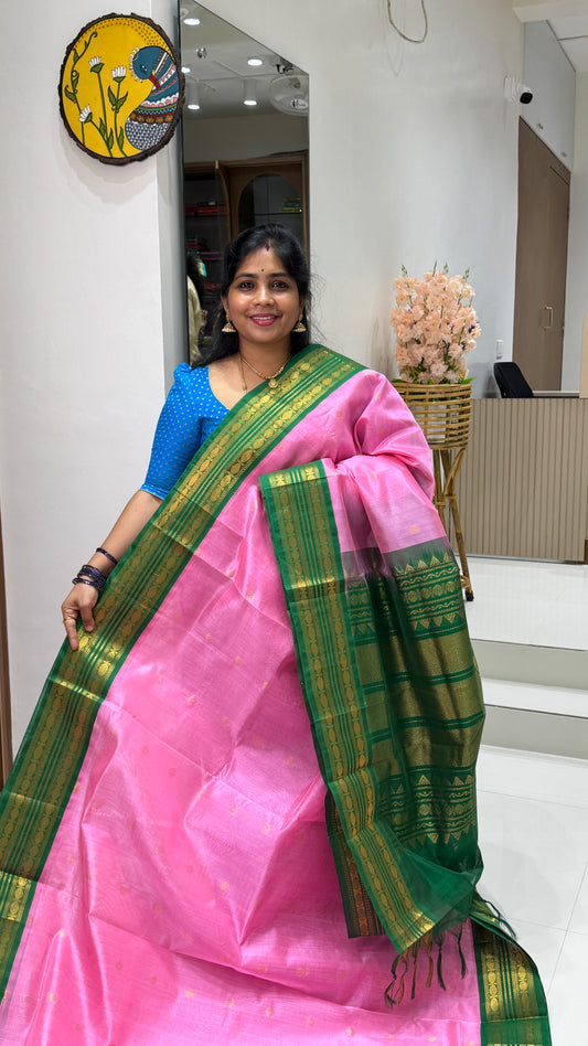 Buttas Pure Silk Cotton Saree