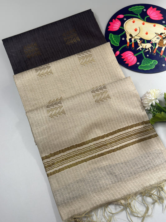 Semi Tussar Saree
