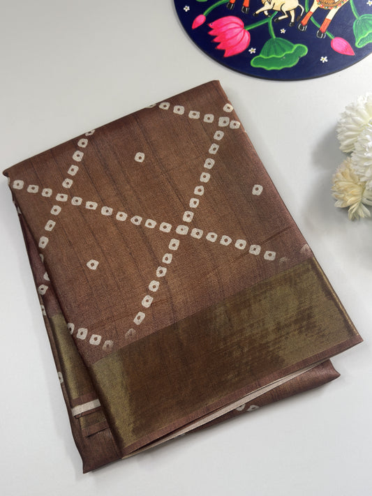 Semi Tussar Saree