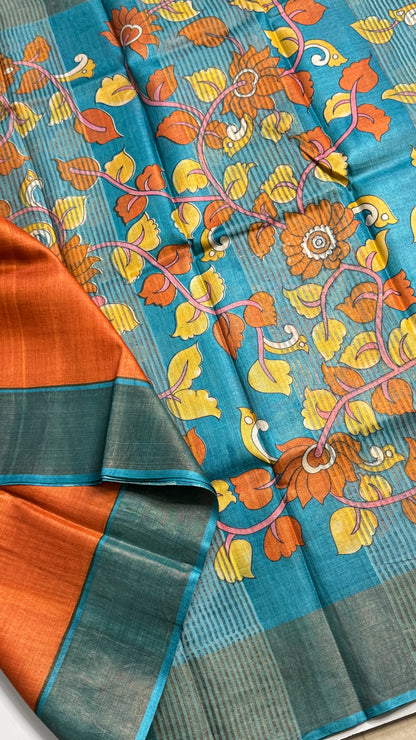 Handloom Pure Tussar Silk Saree
