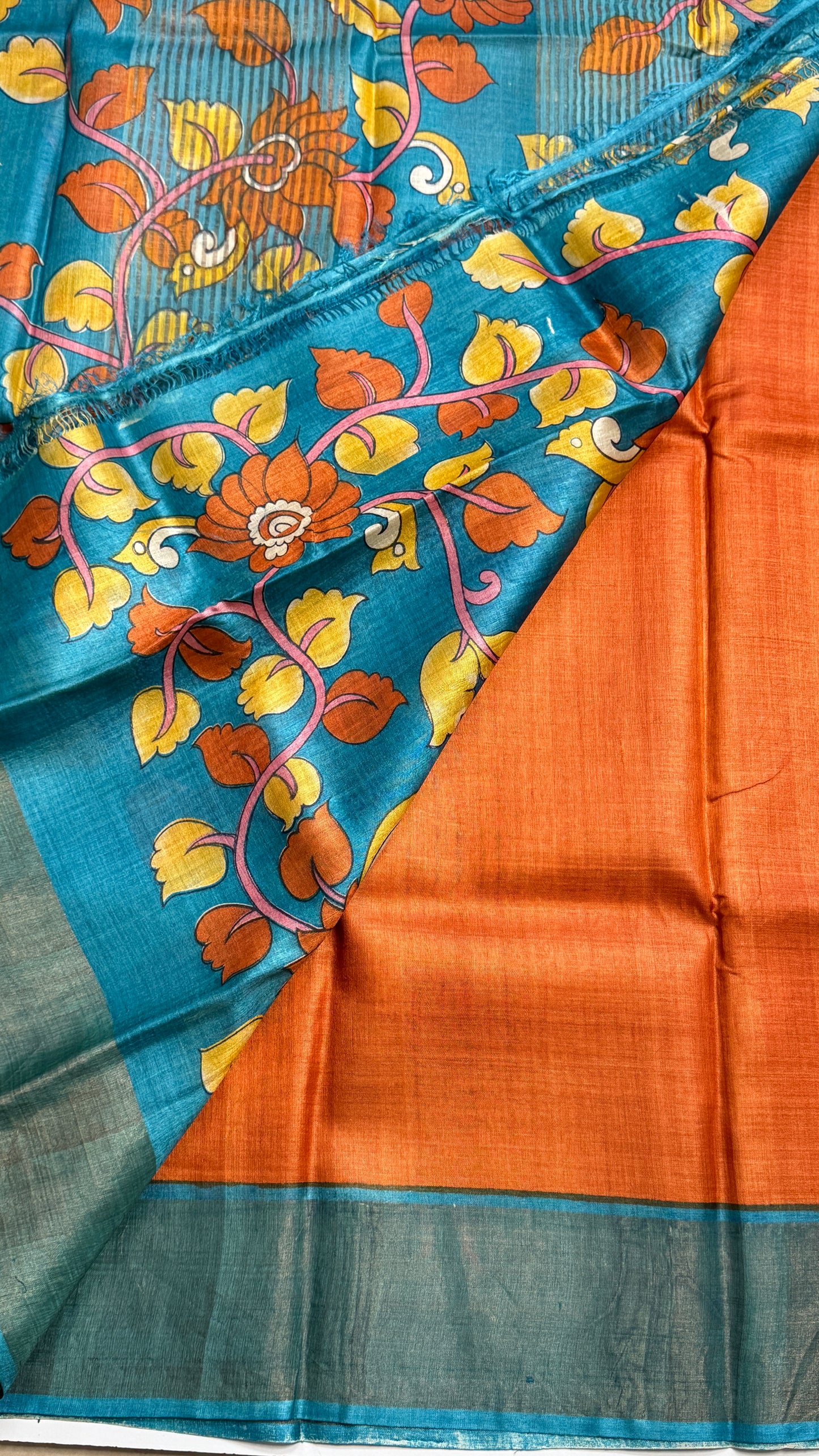 Handloom Pure Tussar Silk Saree