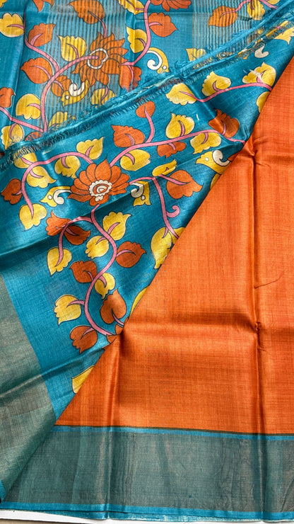 Handloom Pure Tussar Silk Saree
