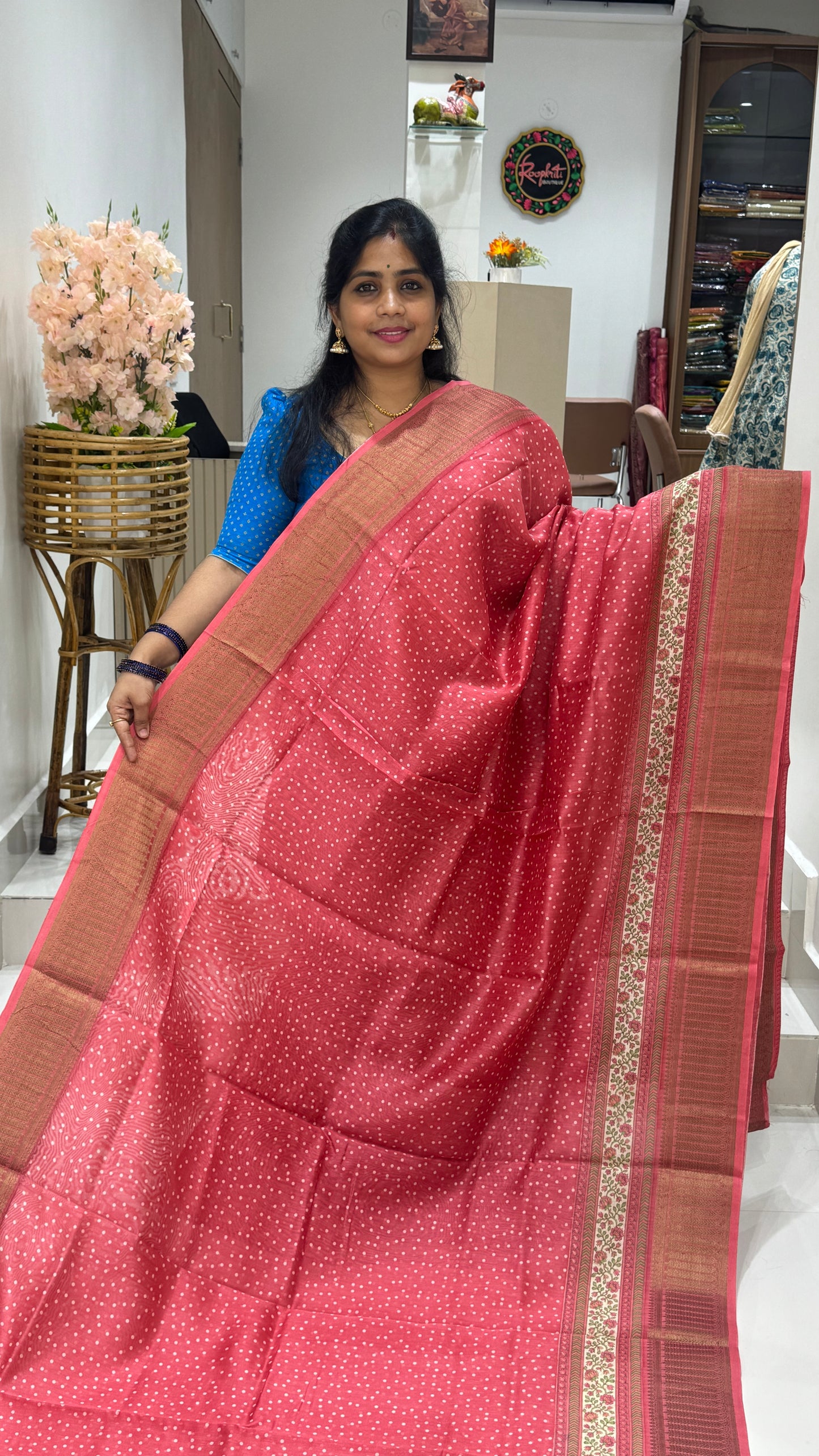 Chanderi Butter Silk Saree