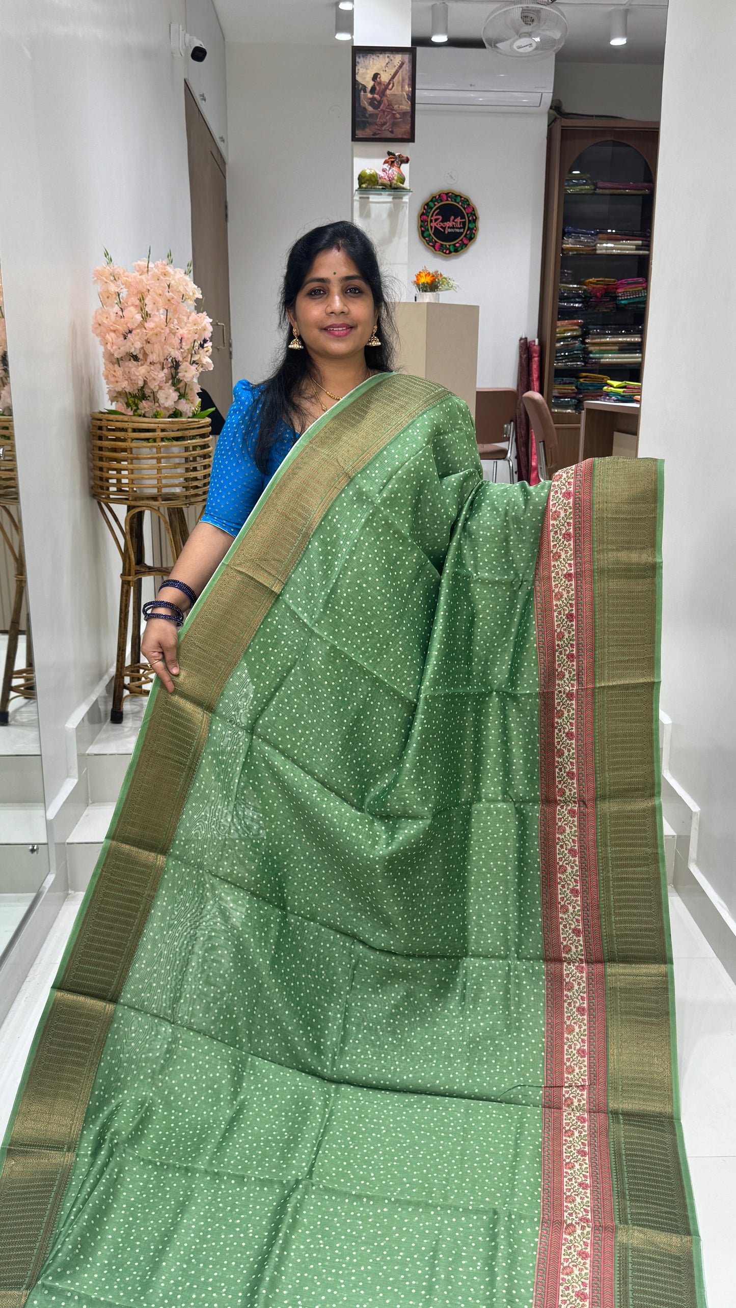 Chanderi Butter Silk Saree