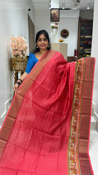 Chanderi Butter Silk Saree