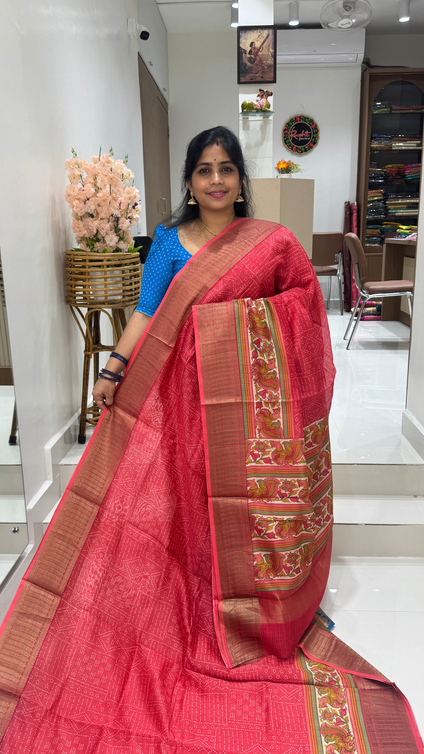 Chanderi Butter Silk Saree