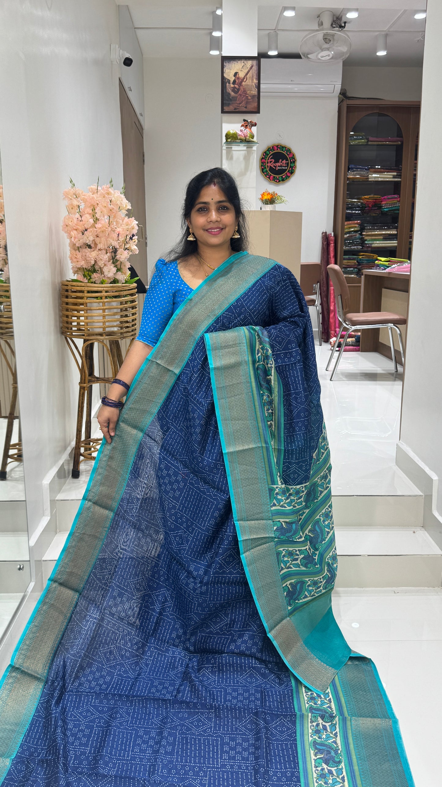 Chanderi Butter Silk Saree