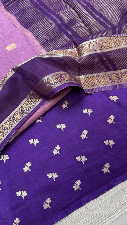 Gap Border Semi Tussar Saree