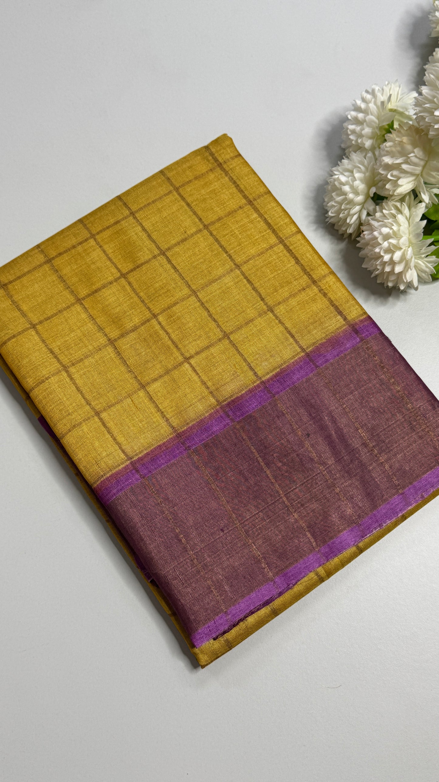 Handloom Pure Tussar Silk Saree