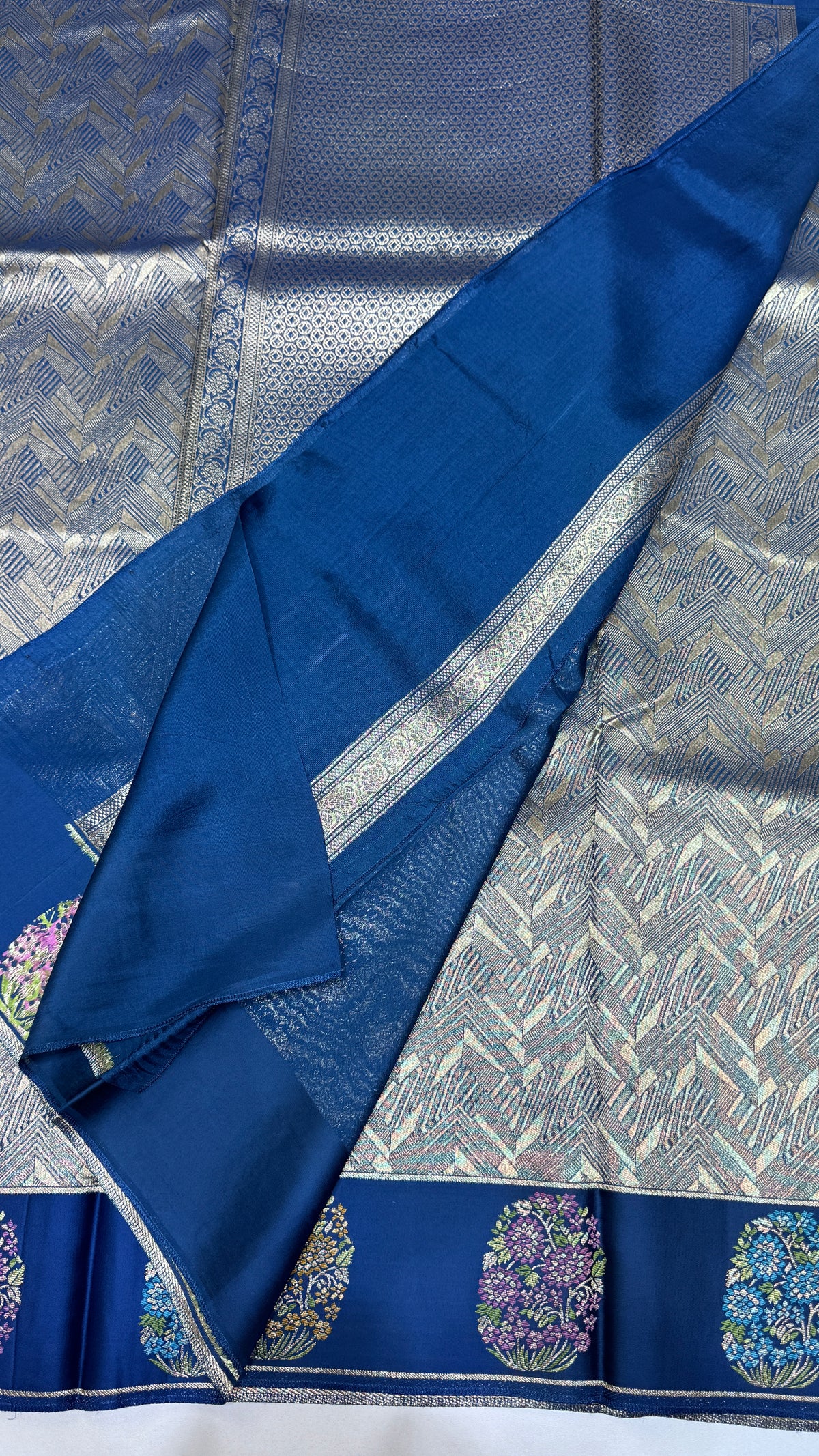 Brocade Banaras Crepe Georgette Saree
