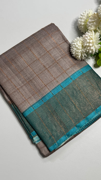 Handloom Pure Tussar Silk Saree