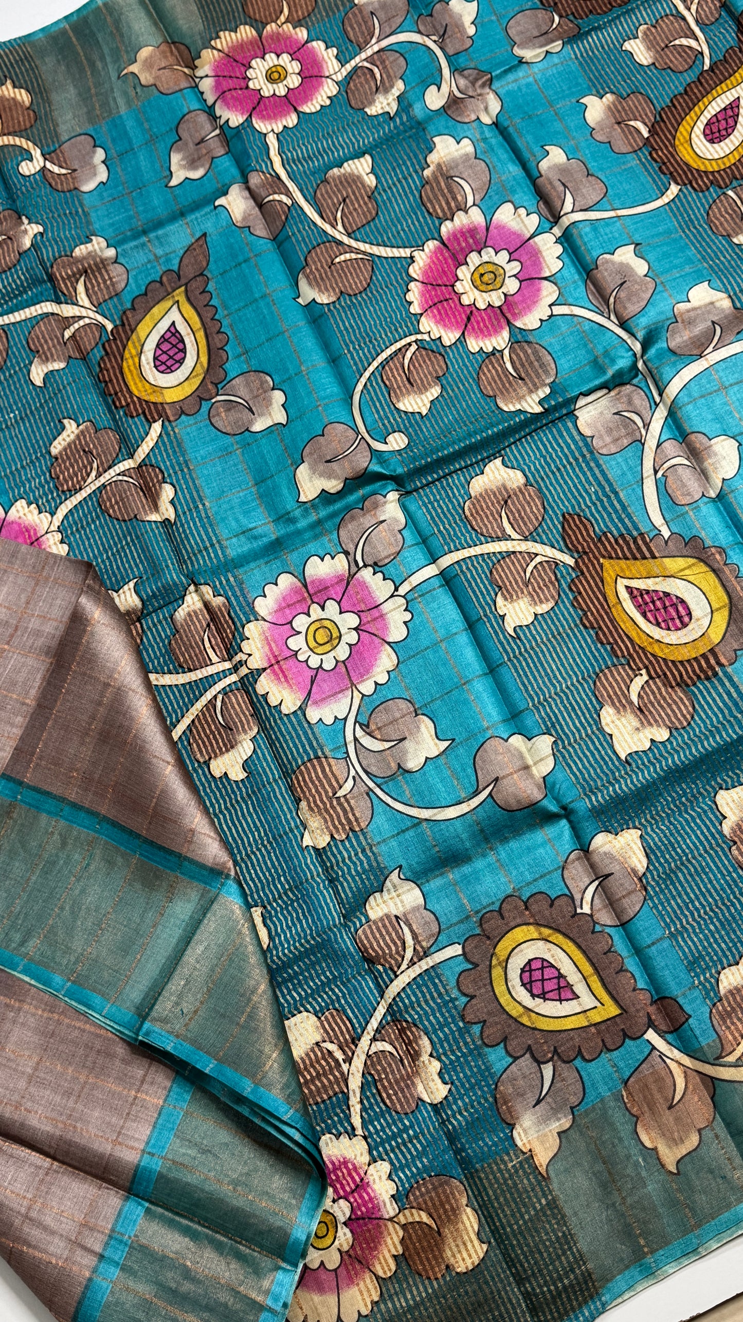 Handloom Pure Tussar Silk Saree