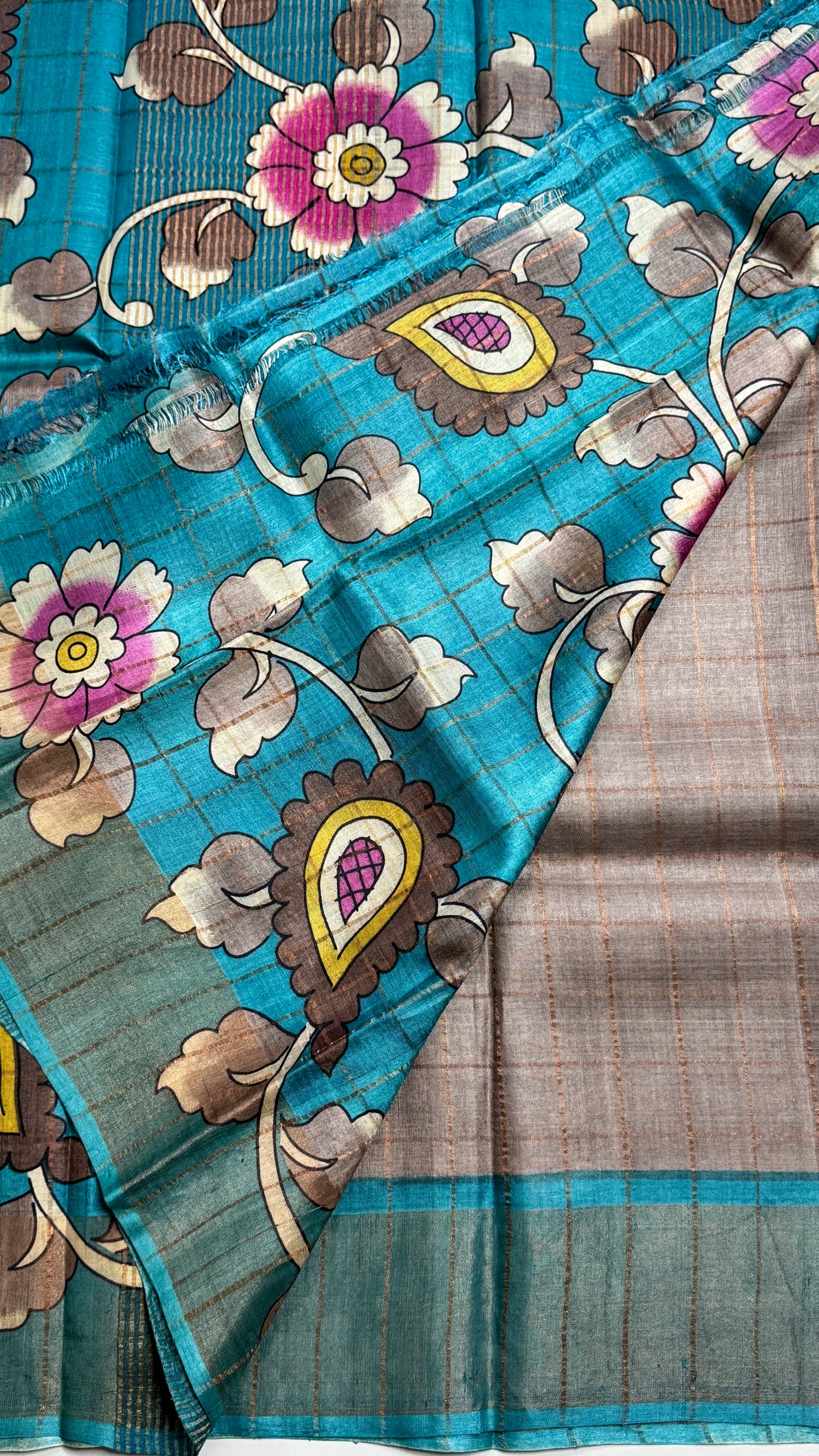 Handloom Pure Tussar Silk Saree