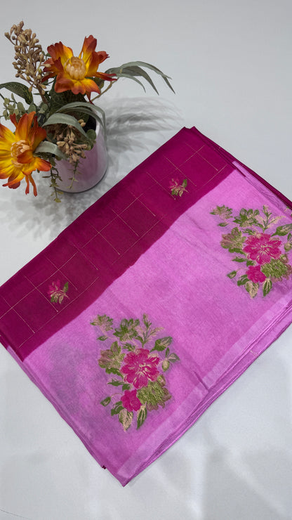 Semi Tussar Saree