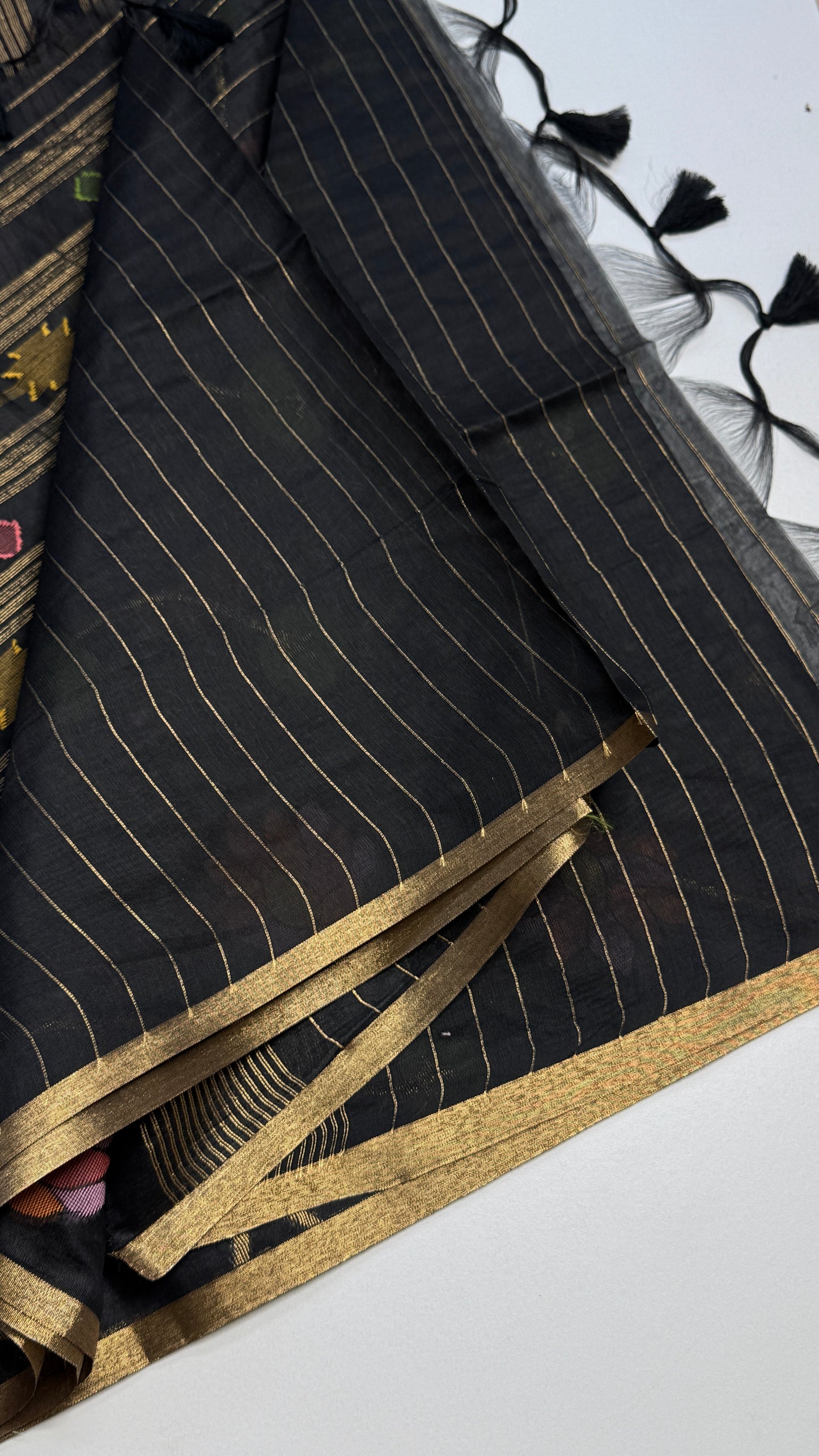 Semi Jamdani Munga Silk Saree