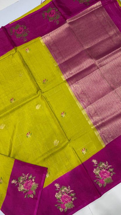 Semi Tussar Saree