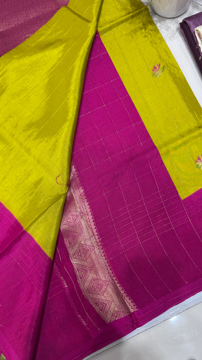 Semi Tussar Saree