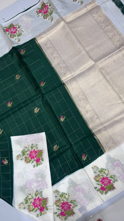 Semi Tussar Saree