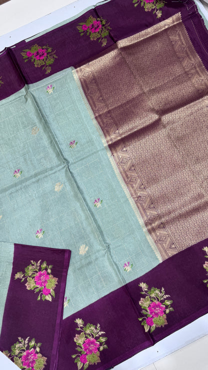 Semi Tussar Saree