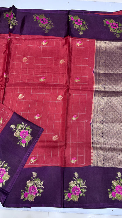 Semi Tussar Saree