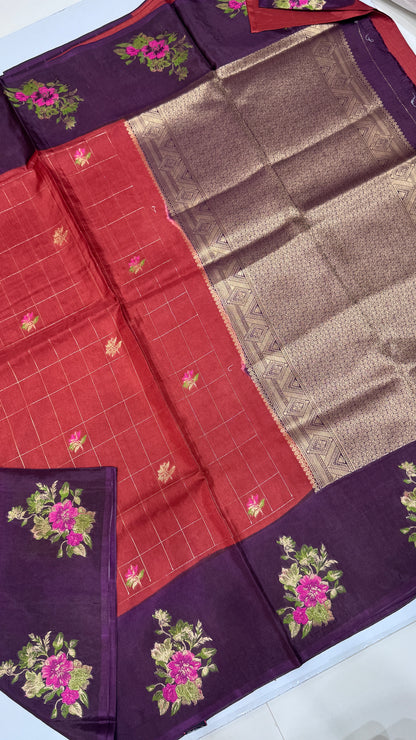 Semi Tussar Saree