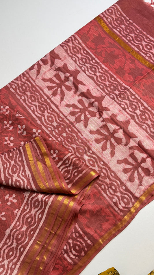 Dabu Printed Saree