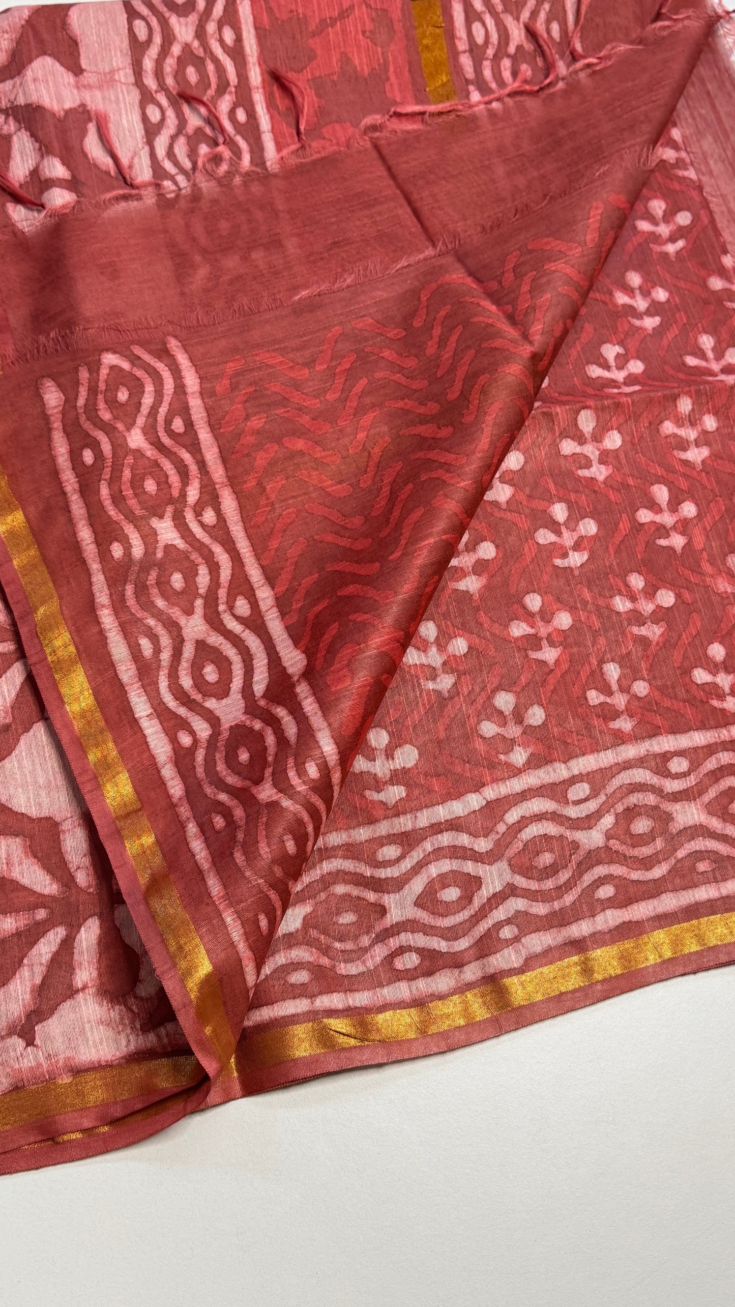 Dabu Printed Saree