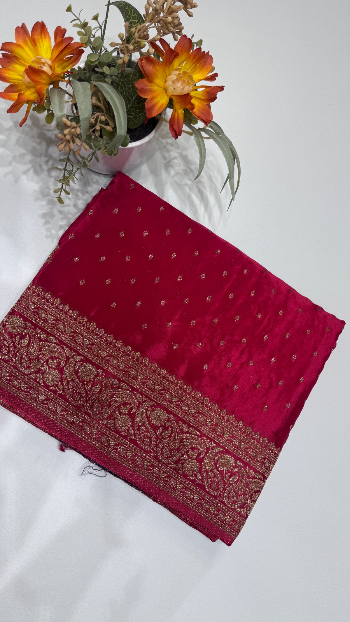 Banaras Crepe Silk Saree