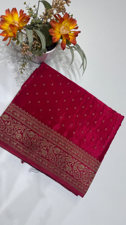 Banaras Crepe Silk Saree