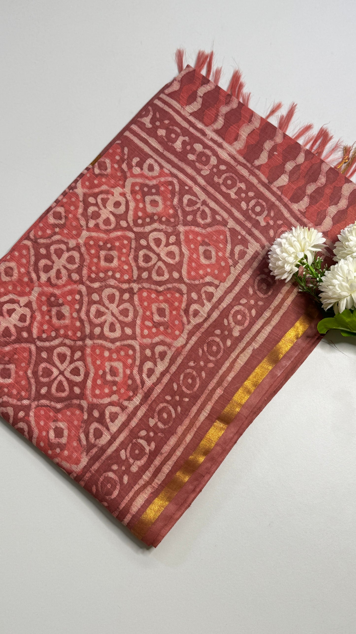 Dabu Printed Saree