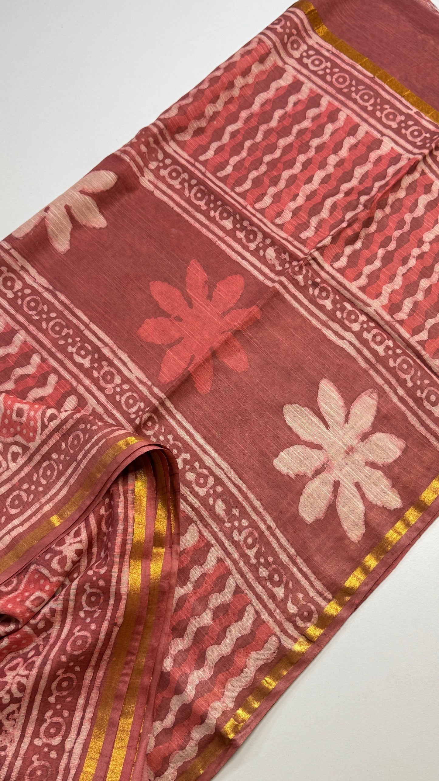 Dabu Printed Saree