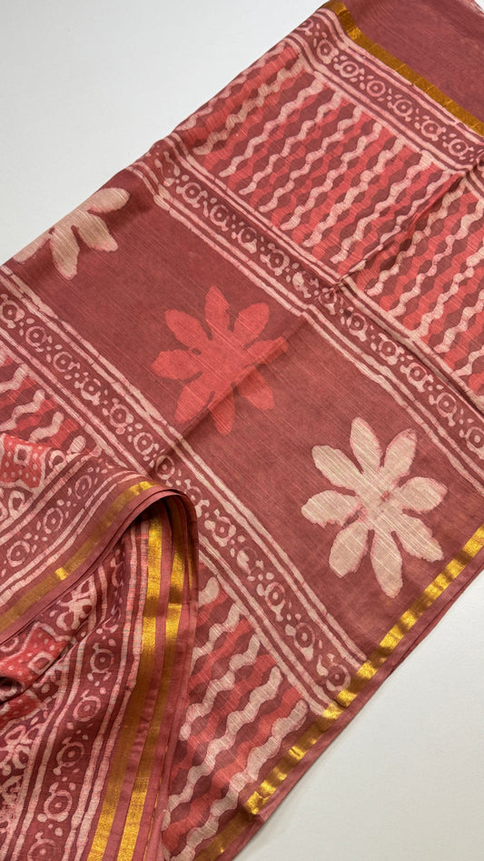 Dabu Printed Saree