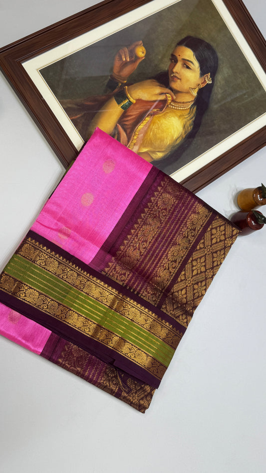 Buttas Pure Silk Cotton Saree
