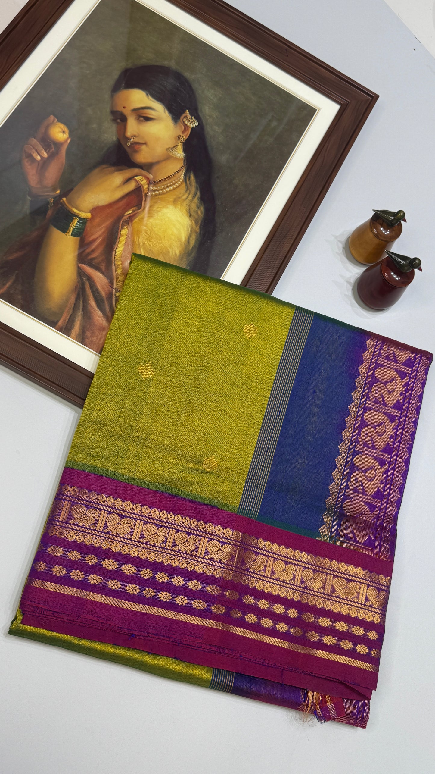 Buttas Pure Silk Cotton Saree