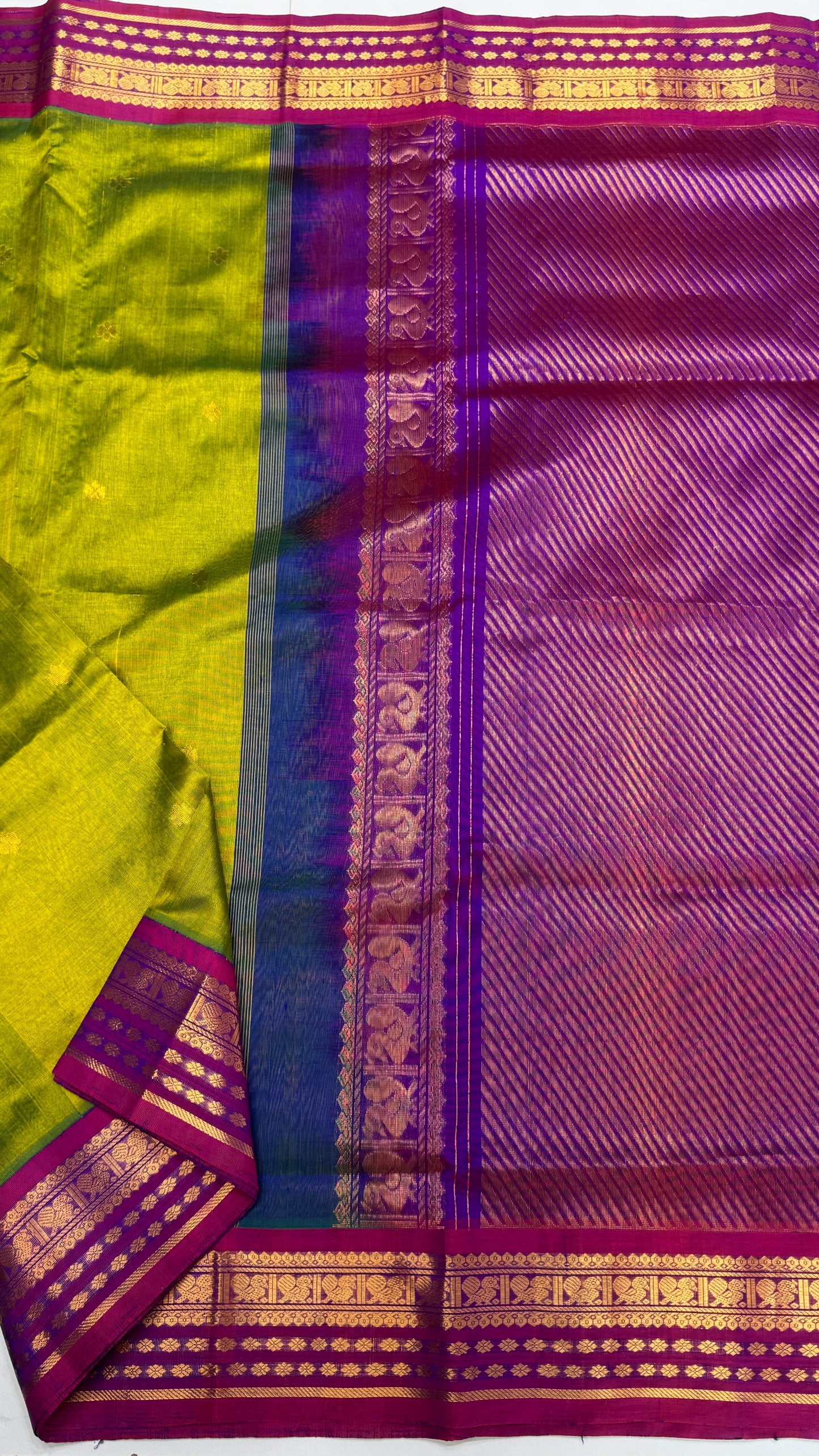 Buttas Pure Silk Cotton Saree