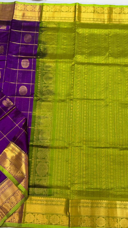 Mayil & Chakram Butta Pure Silk Cotton Saree