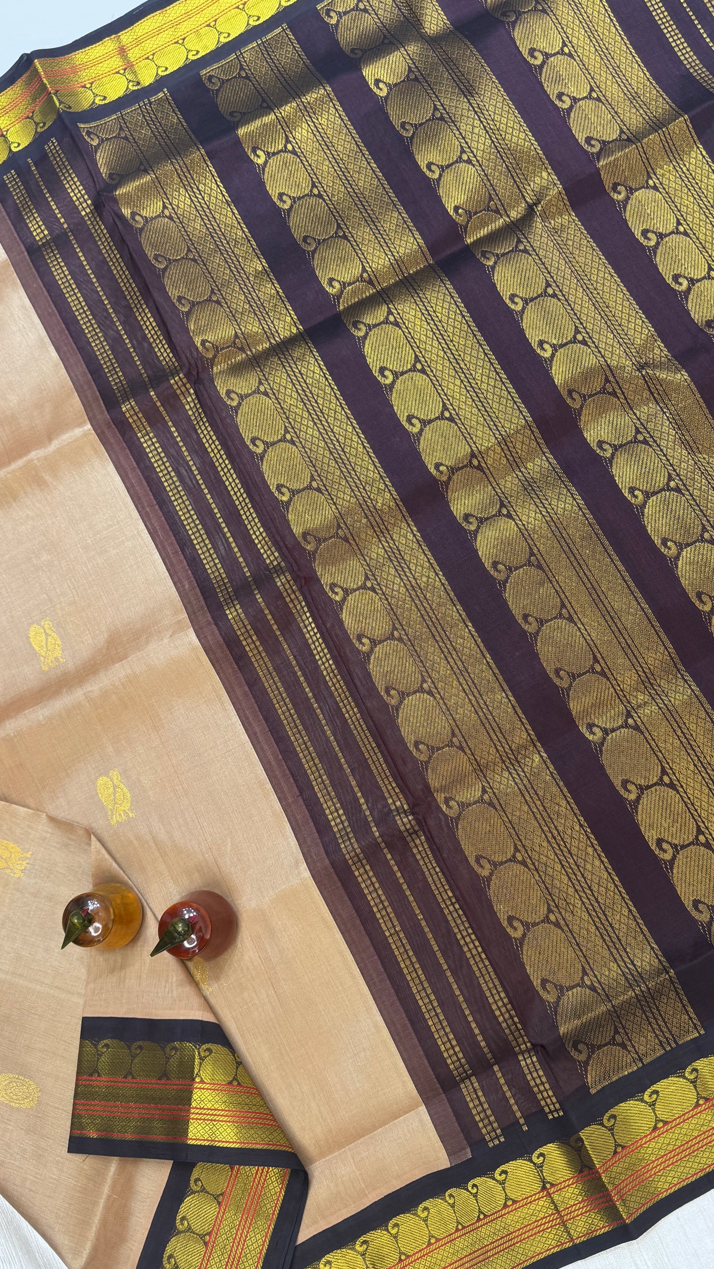 Buttas Pure Silk Cotton Saree