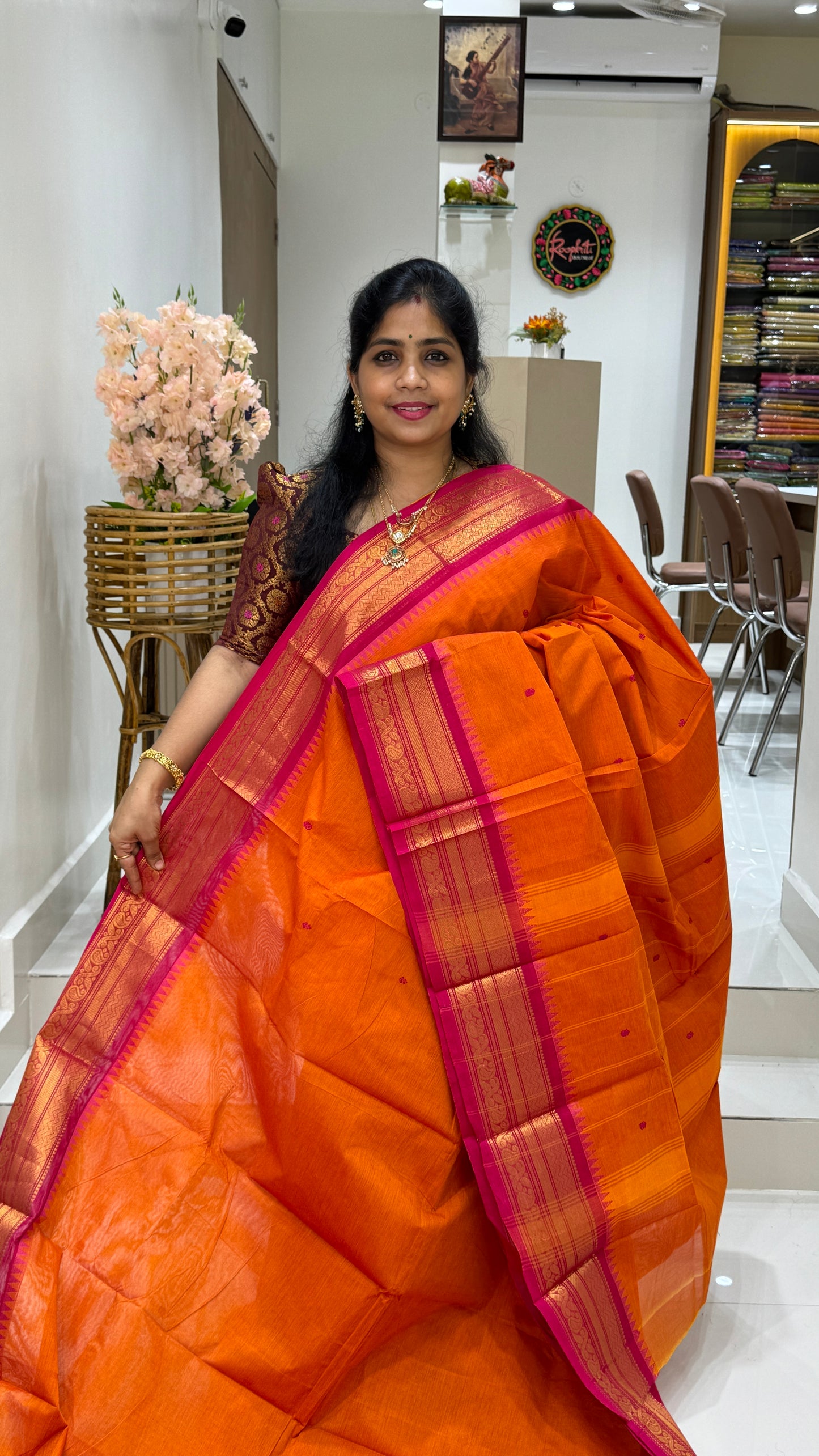 Chettinad Cotton Saree