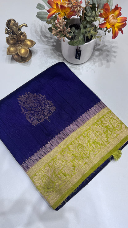 Semi Raw Silk Saree