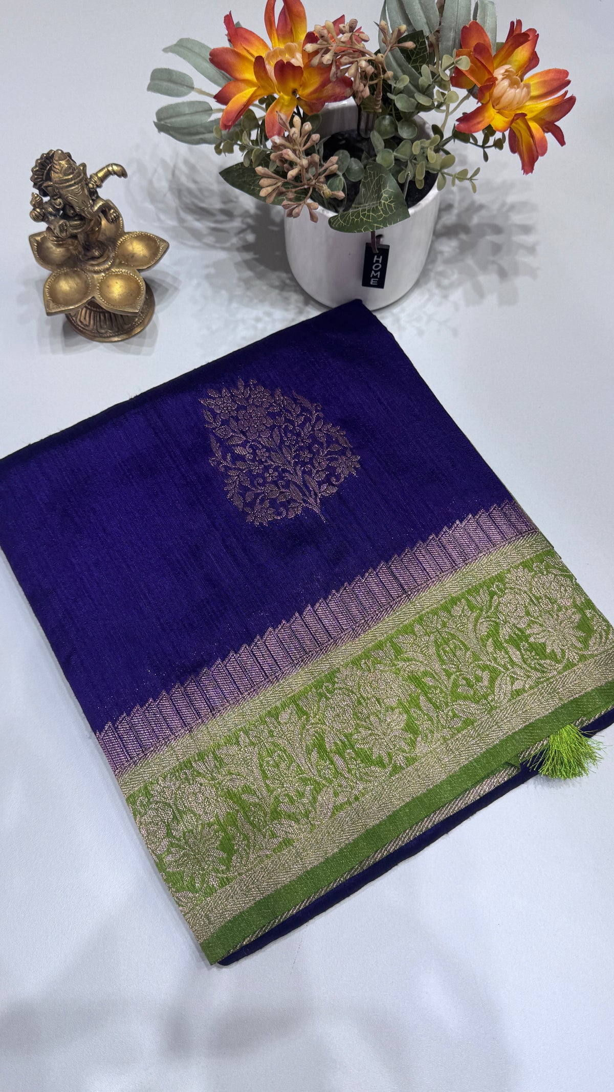 Semi Raw Silk Saree