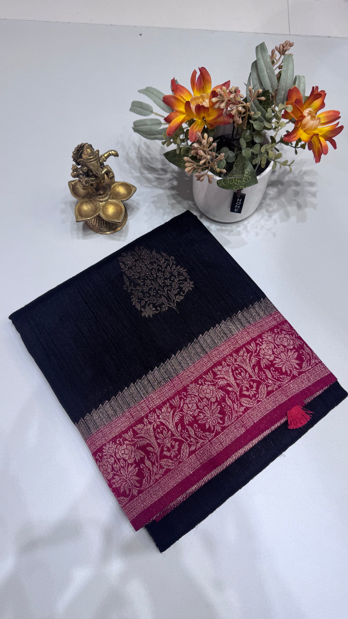 Semi Raw Silk Saree