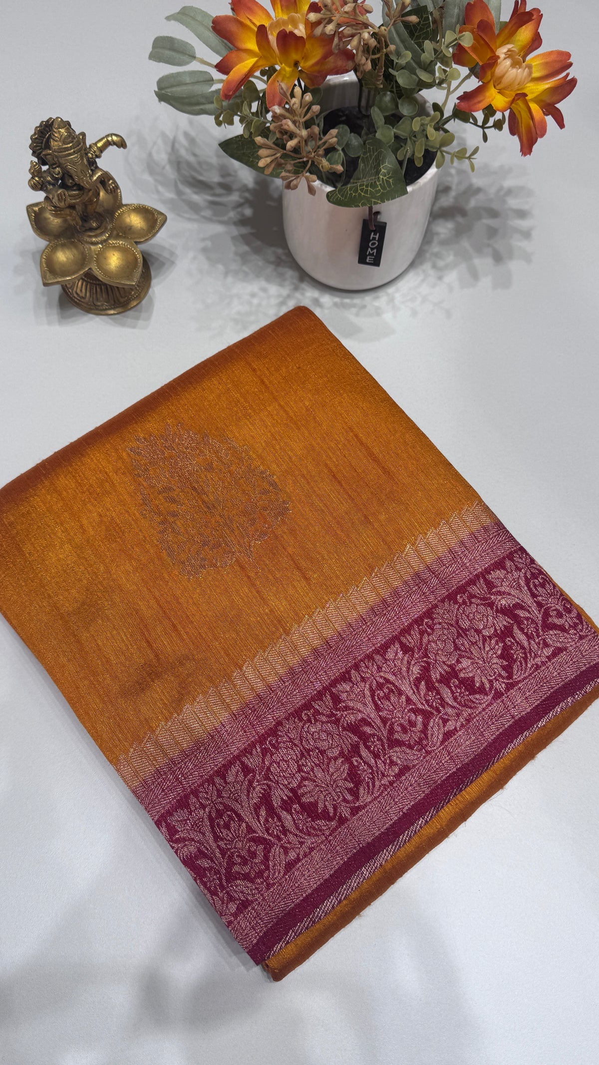 Semi Raw Silk Saree