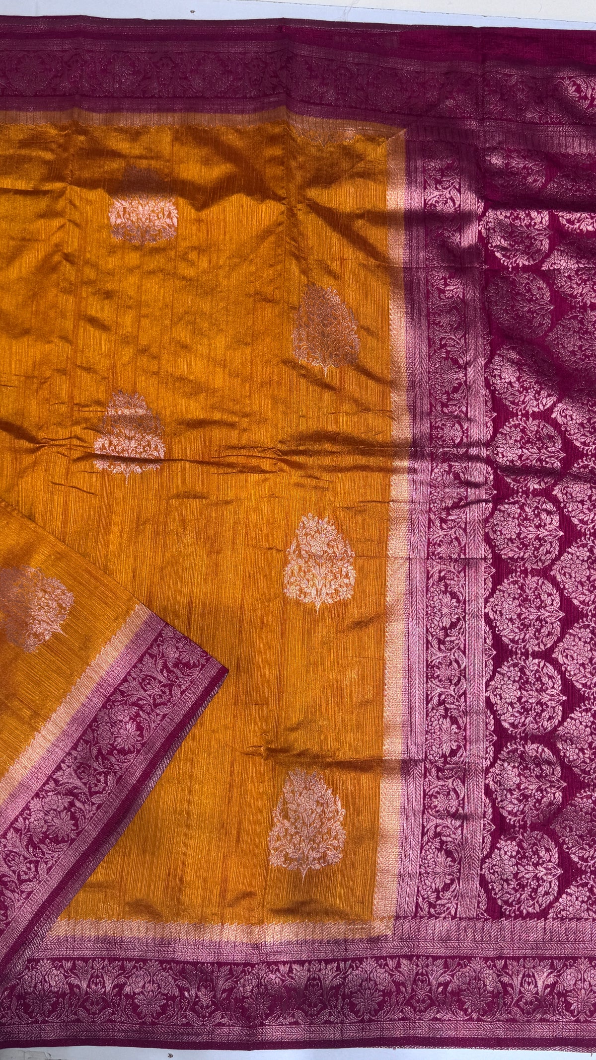 Semi Raw Silk Saree