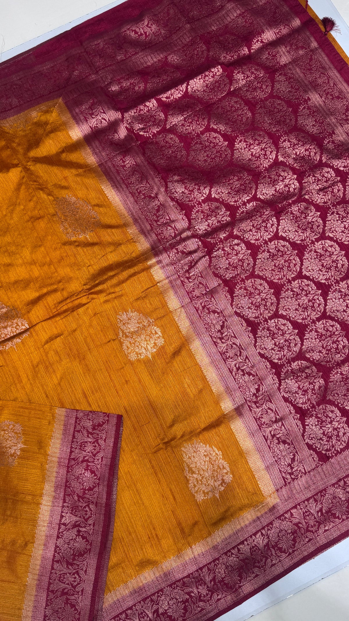 Semi Raw Silk Saree