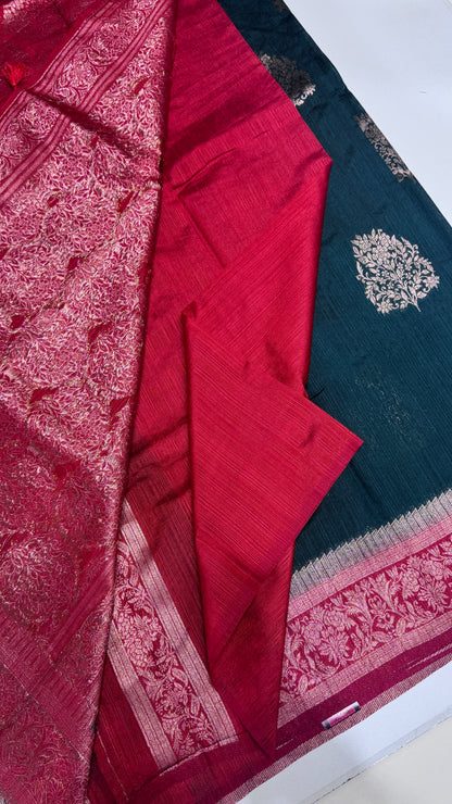 Semi Raw Silk Saree
